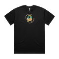Black front flat lay