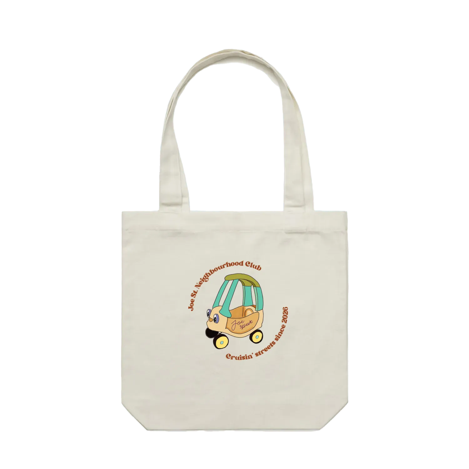 Cream front flat lay