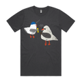 Faded Black front flat lay