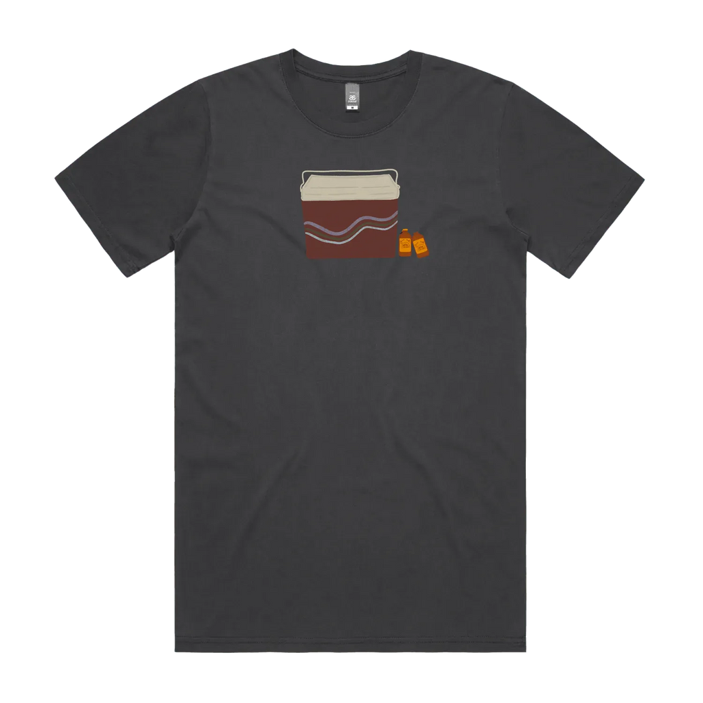 Faded Black front flat lay