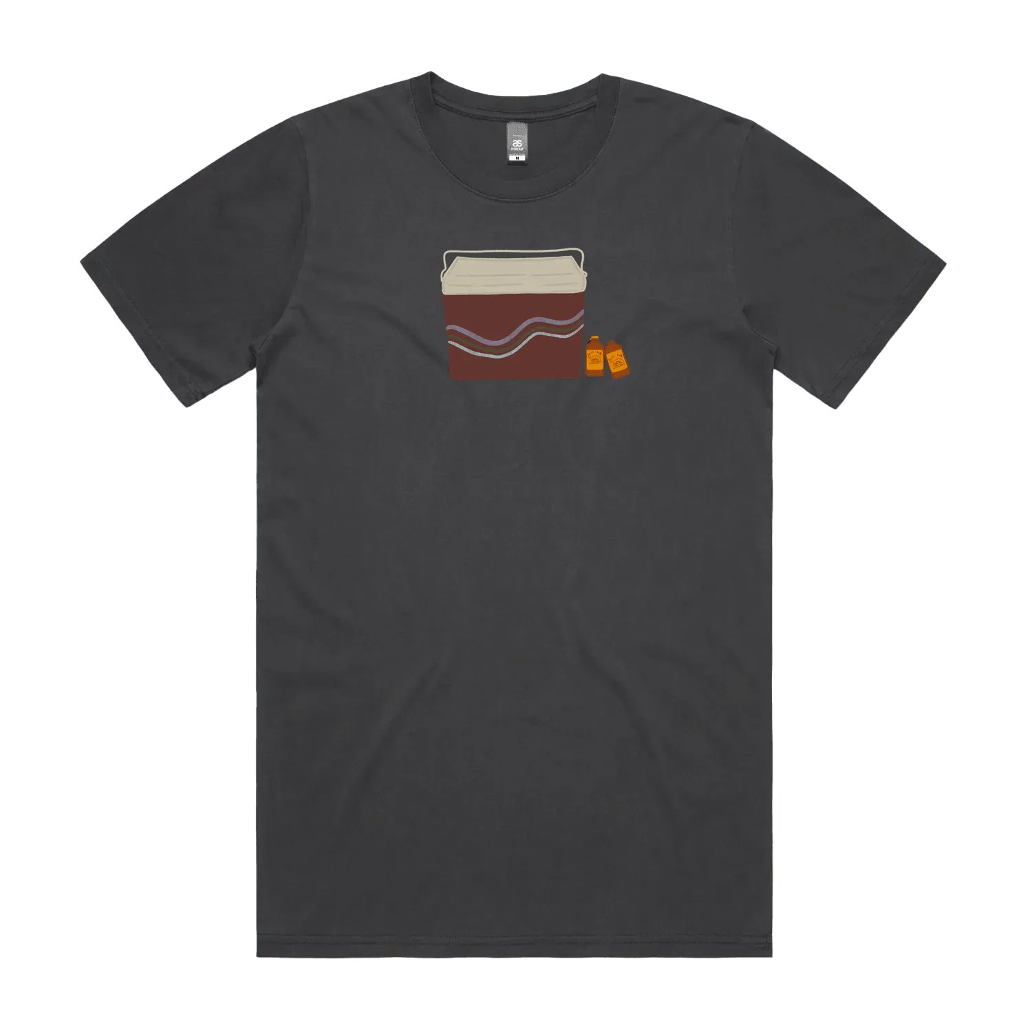 Faded Black front flat lay