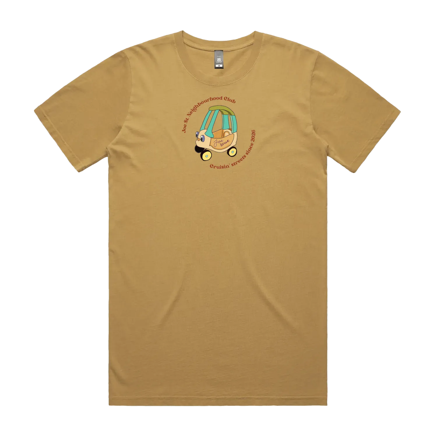 Faded Mustard front flat lay