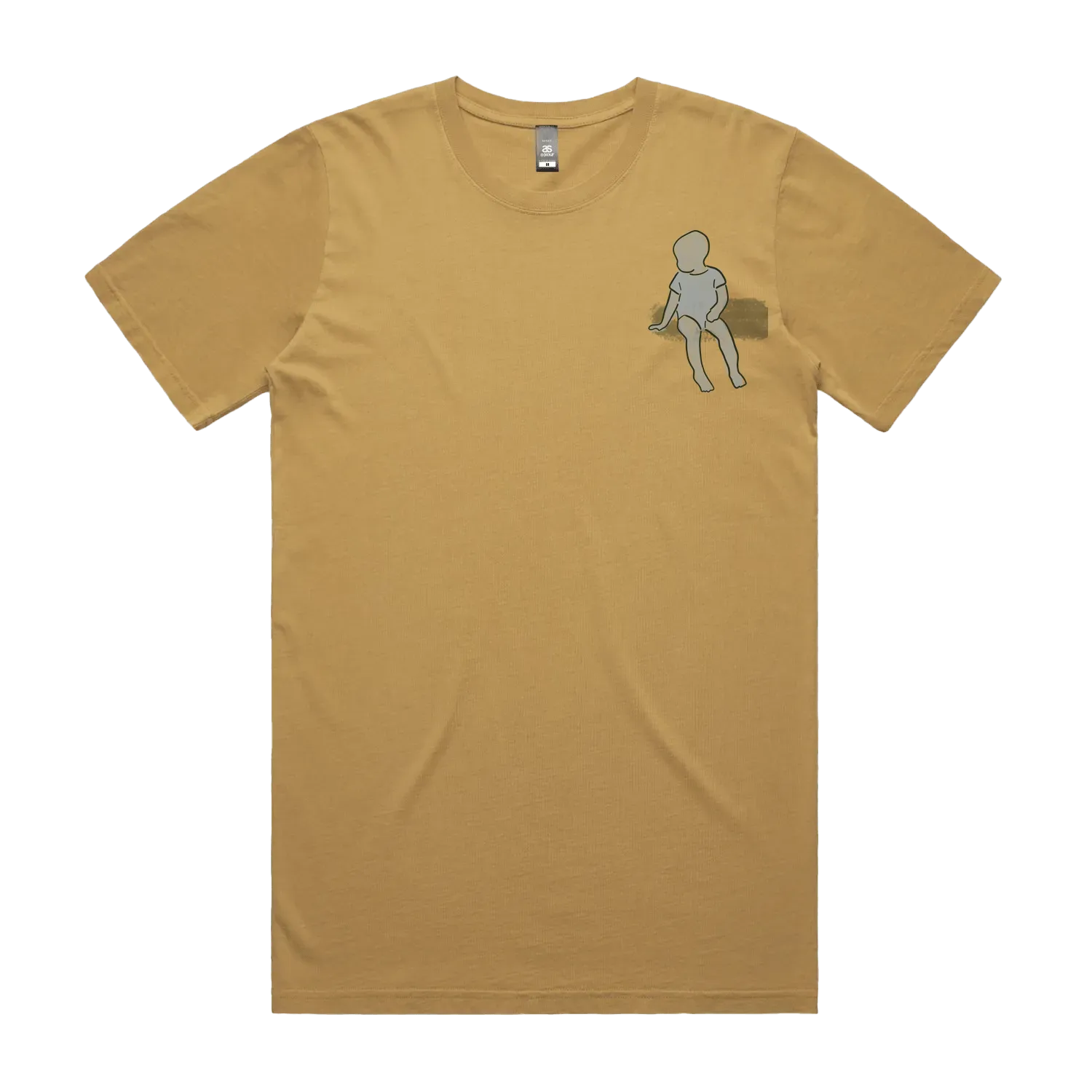 Faded Mustard front flat lay